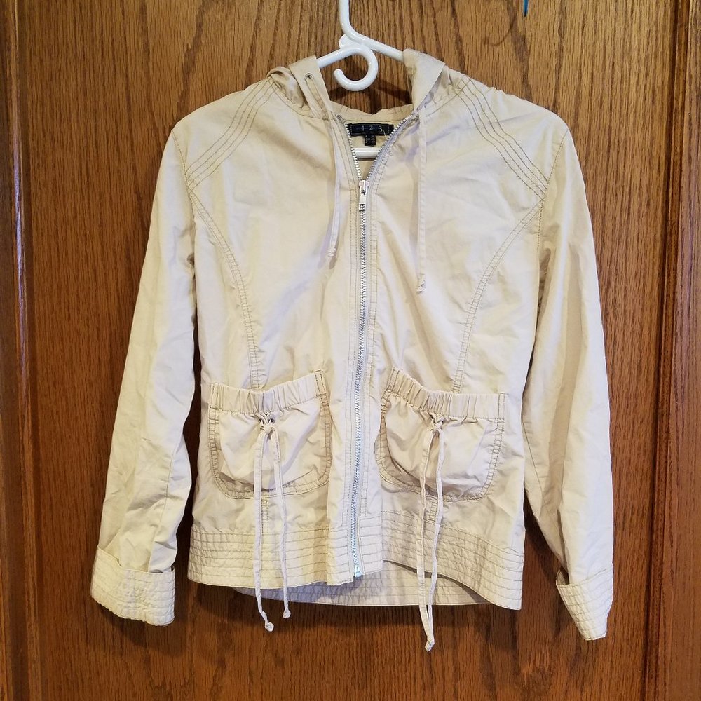 Tan Jacket With Ties